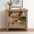 Hopewood Oak Storage Small Bookcase thumbnail
