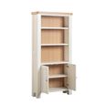 Windsor White Painted 2 Door Tall Bookcase thumbnail 3