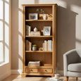 Nalandra Mango Wood 2 Drawer Tall Bookcase thumbnail 2