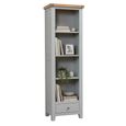 Melbourne French Grey Painted 1 Drawer Tall Bookcase thumbnail 2
