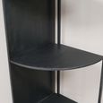 Shelving Unit - Black Metal - Corner
