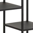 Newcastle Shelving Unit - Open - Small - Black
