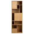 Rangoon Bookcase - 3 Door - Tall - Oak