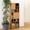 Rangoon Bookcase - 3 Door - Tall - Oak