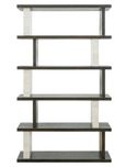 Waldorf Black and White Open Shelving Unit