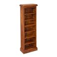 Vellar Sheesham Wood CD DVD Rack thumbnail 3