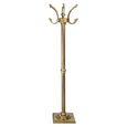 Darwy Coat Rack - Antique Brass - Metal