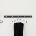 Padova Black Metal Coat Rack thumbnail