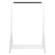 Brent Clothes Rack - White Metal