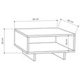 Clearance - Irwin Oak Square Coffee Table thumbnail 3
