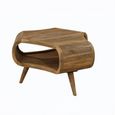 Surya Century Natural Mango Wood Small Tri Coffee Table thumbnail 2