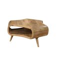 Surya Century Natural Mango Wood Large Tri Coffee Table thumbnail 2