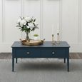 Harrogate Coffee Table - 2 Drawer - Blue