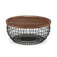 Smithson Coffee Table - 80cm - Round - Walnut
