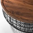 Smithson Coffee Table - 80cm - Round - Walnut