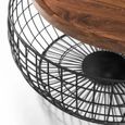 Smithson Coffee Table - 80cm - Round - Walnut