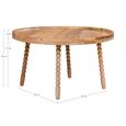 Jammu Coffee Table - Round - Mango Wood