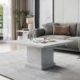 Turin Coffee Table - Square - White Marble
