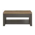 Highgate Coffee Table - 2 Drawer - Dark Grey Painted