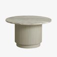 Erie Coffee Table - Round - Ivory Marble