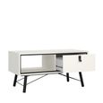 Ry Coffee Table - 1 Drawer - White