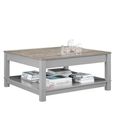 Carver Coffee Table - Weathered Oak & Grey - 5047096COMUK