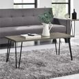 Owen Retro Coffee Table - Rustic Oak - 5067496COMUK