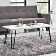 Owen Retro Coffee Table - White - 5011015COMUK