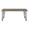 Owen Retro Coffee Table - Rustic Oak - 5067496COMUK