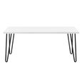 Owen Retro Coffee Table - White - 5011015COMUK