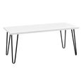Owen Retro Coffee Table - White - 5011015COMUK