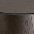 Novero Coffee Table - Oval - Large - Espresso Oak