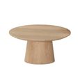 Novero Coffee Table - Round - Large - Natural Oak