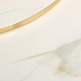 Portafino Coffee Tables - Set of 2 - Round - Kass Gold Marble Effect and Gold