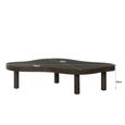Tobago  Coffee Table - Abstract - Low - Espresso Oak
