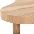 Tobago  Coffee Table - Abstract - Low - Natural Oak