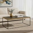 Akola Coffee Table - Glass and Gold