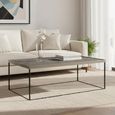 Akola Coffee Table - Glass and Silver
