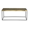 Akola Coffee Table - Glass and Gold