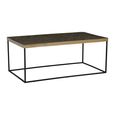 Akola Coffee Table - Glass and Gold