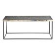 Akola Coffee Table - Glass and Silver