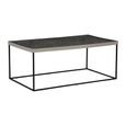 Akola Coffee Table - Glass and Silver