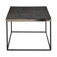 Akola Coffee Table - Glass and Silver