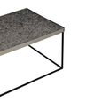 Akola Coffee Table - Glass and Silver