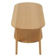 Coffee Table - Oval - Large - Natural - Bamboo Wood