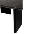 Mathilde Coffee Table - Round - Large - Black - Marble
