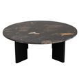 Mathilde Coffee Table - Round - Large - Black Peach - Marble