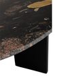 Mathilde Coffee Table - Round - Large - Black Peach - Marble