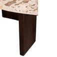 Mathilde Coffee Table - Round - Large - Natural and Beige - Marble