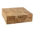 Puzzle Coffee Table - Square - Large - Natural - Teak Wood